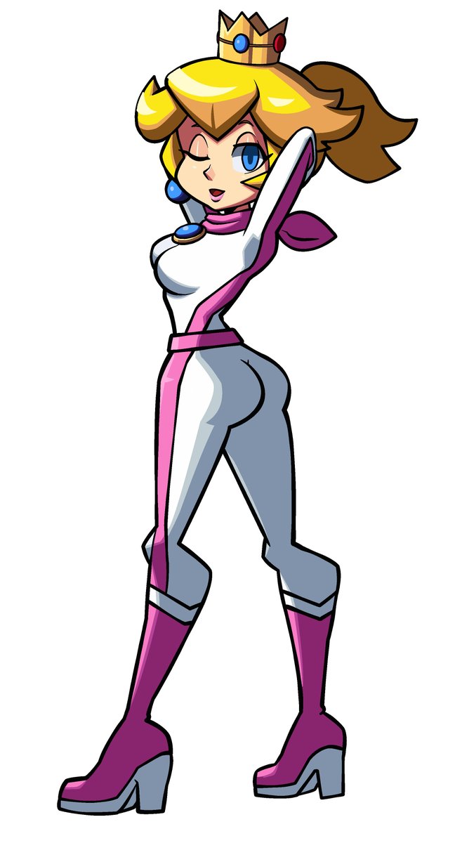 Commission for...<a href="/Vanilla47428299/">Sapphicbabygirl</a>

princess peach #MarioKartWorld 

style  #skullgirls