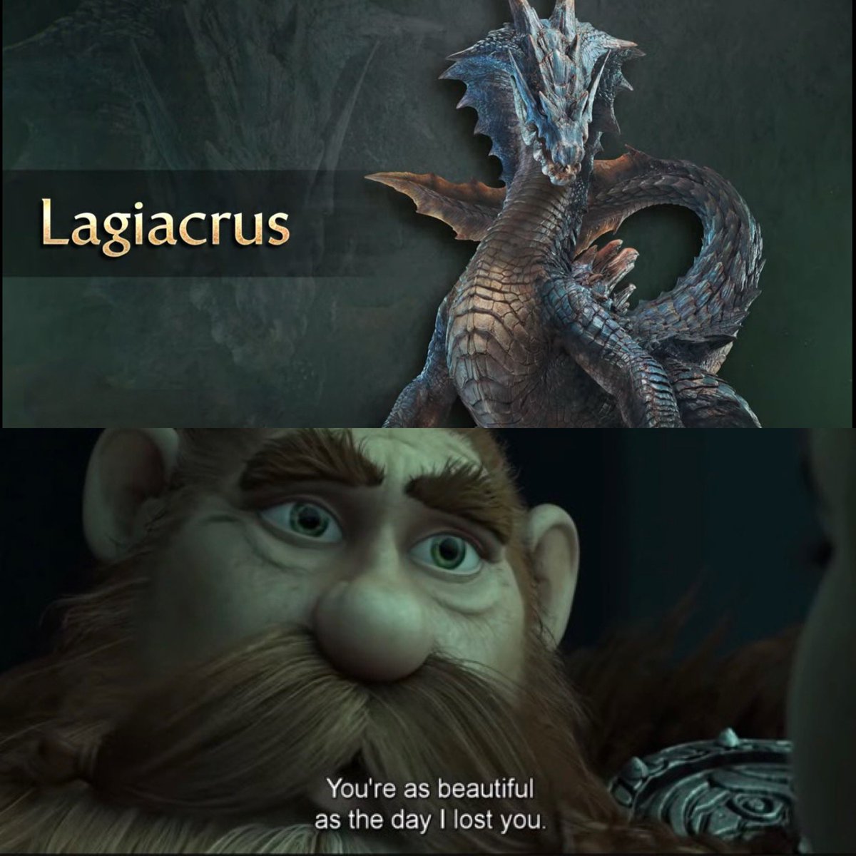 SirJessums's tweet photo. Lagiacrus I missed you! https://t.co/zathuPhLWg