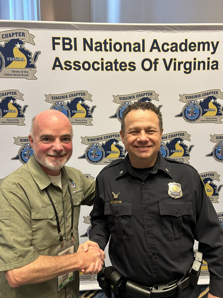 It was great seeing you <a href="/edocarroll/">Ed O'Carroll</a> we <a href="/VBPD/">Virginia Beach Police Department</a> look forward to learning IGG from you in November and enhancing our Cold Case Investigations.