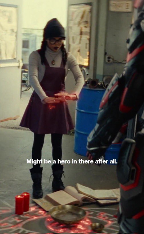 cosmic_marvel's tweet photo. New look at Regan Aliyah’s Zelma Stanton using magic in ‘IRONHEART’ https://t.co/6cjAro5SQ6