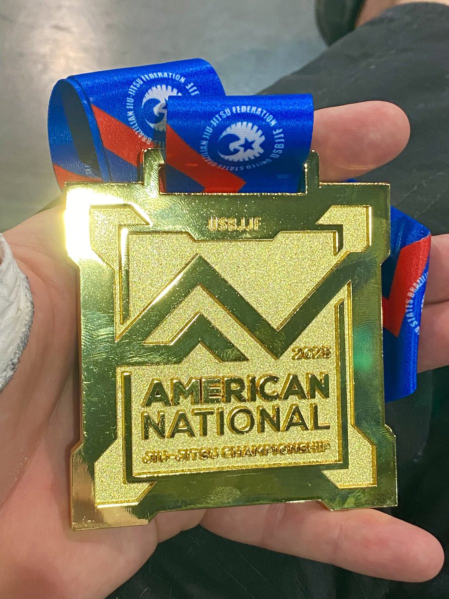 Raz_74's tweet photo. So, I did a thing today. Did someone say “National F***ing Champion!”? Masters 5/blue belt/-222 lbs. Not exactly black belt open class champ, but still feels pretty good! Signed up for the blue belt open class next, we’ll see how that goes. I’m already here, why not? https://t.co/84B4DxGrTV