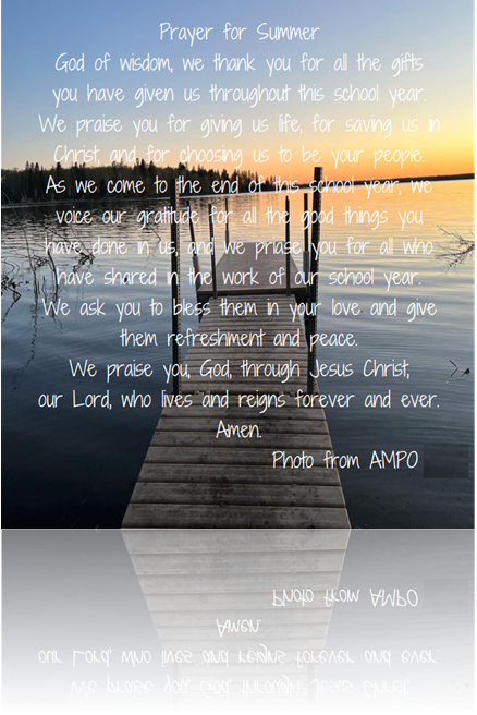 As we come to the end of the 2024-25 school year, we pray all have a relaxing &amp; blessed summer holiday. The opening day of classes for the 25-26 school year is September 2nd.