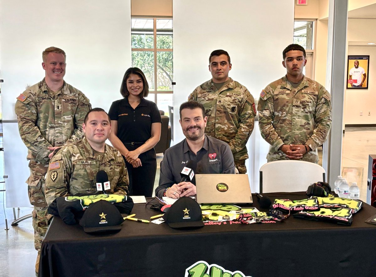Thank you to representatives from <a href="/Wild104KBFM/">Wild 104</a> and the U.S. Army Recruiting Station in Harlingen for their support and selecting TSTC's Harlingen campus as the site for their new mural titled "Orgullosos De Nuestra Comunidad." It's scheduled for completion by Monday, June 30.