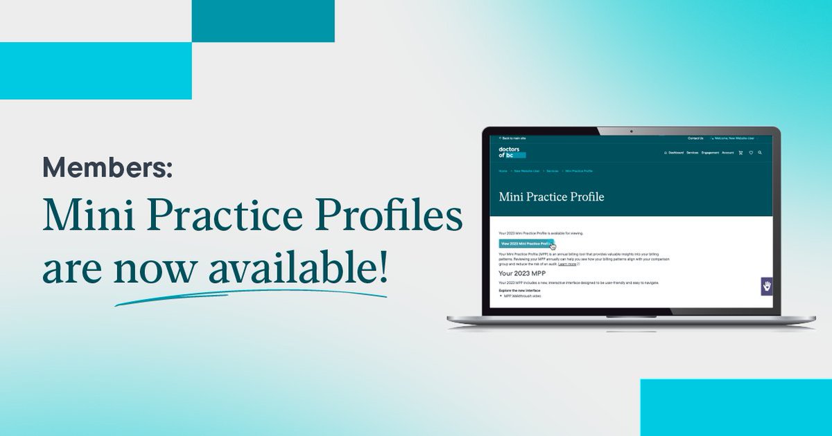 Mini Practice Profiles are available via a new interactive platform on our website's “My Account” section, under the Services tab. Efficiently review your billing patterns and improve your ability to identify potential red flags. ow.ly/2ZL050VUh3c