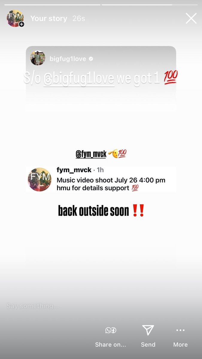 fymmvck's tweet photo. Music Video shoot July 26 4:00pm S/o @bigfug1love We got 1 💯💯💯 hmu for details! https://t.co/pAvT6X41Mn