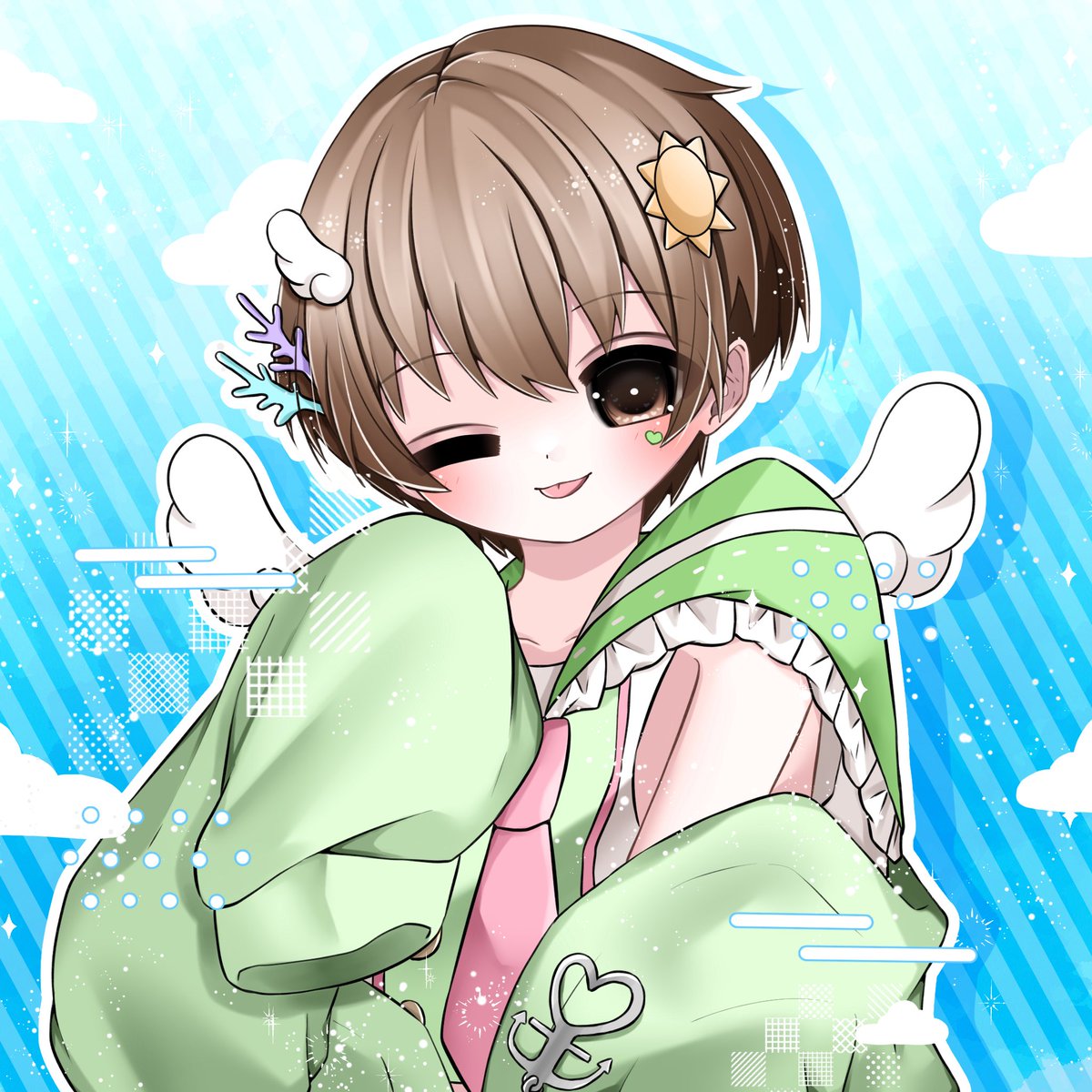 harukaze_esola's tweet photo. おはぽよーᜊ(ᐡ⸝⸝- ·̫ -⸝⸝ᐡ)ᜊ

たくさん寝れた健康的な朝ー✨️✨️
もうすぐ6月終わるのびっくりだね✨️✨️

平日ラストも一緒に頑張ろうね💚 https://t.co/SkbeQ839Dy