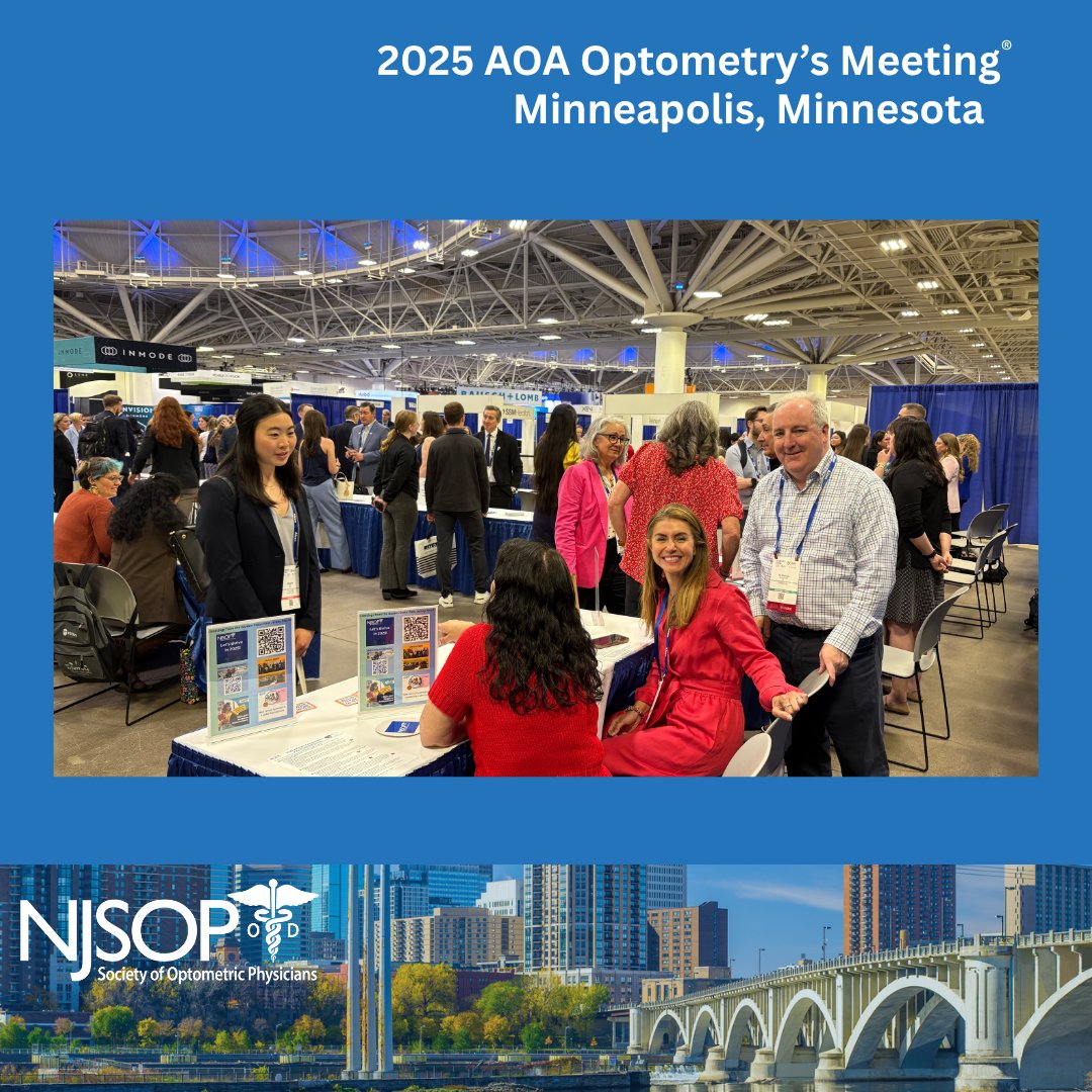NJeyedocs's tweet image. NJSOP was excited to join this year’s AOA Optometry’s Meeting® Affiliate Connections speed networking fun, helping students expand their optometry knowledge beyond their immediate interests. Join the conversation using #OptometrysMeeting #WCO5