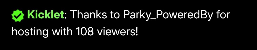 Looking for new people to host/raid on <a href="/KickStreaming/">Kick</a> 

kick.com/parky-poweredby