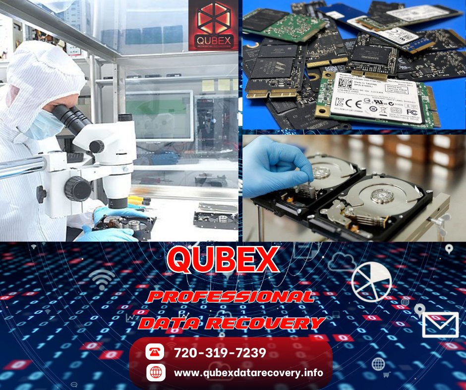 Lost data in Denver? 💾 QUBEX Data Recovery saves hard drives, RAID, &amp; more! Fast, professional service. Get your critical files back! 
#DataRecovery #Denver #Qubex #microcenter #denverdatarecovery