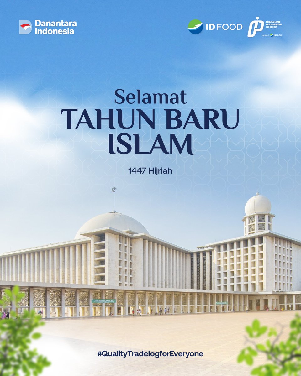 PPITradelog's tweet photo. Selamat Tahun Baru Islam 1447 H
#PerusahaanPerdaganganIndonesia
#QualityTradelogforEveryone https://t.co/iRdfmkquqf