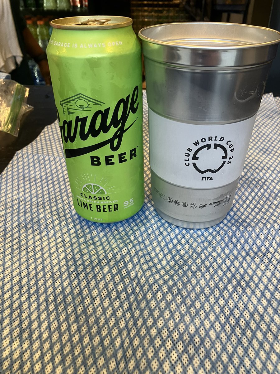 Getting ready for the match <a href="/drinkgaragebeer/">Garage Beer</a> #ClubWorldCup2025