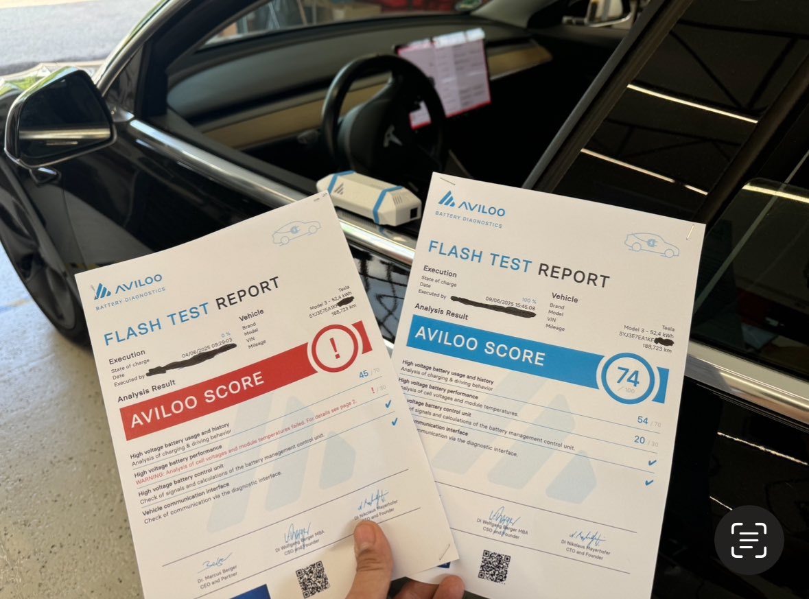 evclinic's tweet image. EV Clinic Battery Certificate
You’re buying an electric vehicle and wondering – how can you reliably assess the condition of the high-voltage battery? We asked ourselves the same question at first. The commonly used SOH (State of Health) is often treated as the main indicator of…