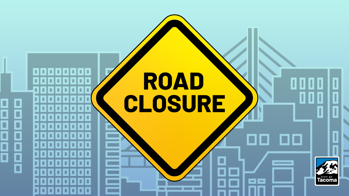 Broadway in Downtown #Tacoma will be closed between 9th Street and 11 Street on June 30, 2025, from 8 AM to 4 PM so Public Works can perform crosswalk updates, and on July 1, from 1 – 4 PM. 