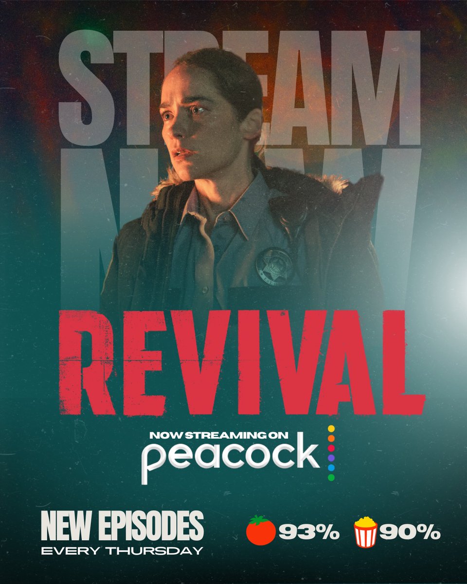 Aaron B Koontz (@aaronbkoontz) on Twitter photo Episode 3 of REVIVAL airs tonight on <a href="/SYFY/">SYFY</a>, while Episode 2 has now dropped on <a href="/peacock/">Peacock</a>! If you haven't already, please check us out. Every view counts & they are watching week to week right now very closely. 
And thank you so much to all the support so far! (see you tonight!) Episode 3 of REVIVAL airs tonight on <a href="/SYFY/">SYFY</a>, while Episode 2 has now dropped on <a href="/peacock/">Peacock</a>! If you haven't already, please check us out. Every view counts & they are watching week to week right now very closely. 
And thank you so much to all the support so far! (see you tonight!)