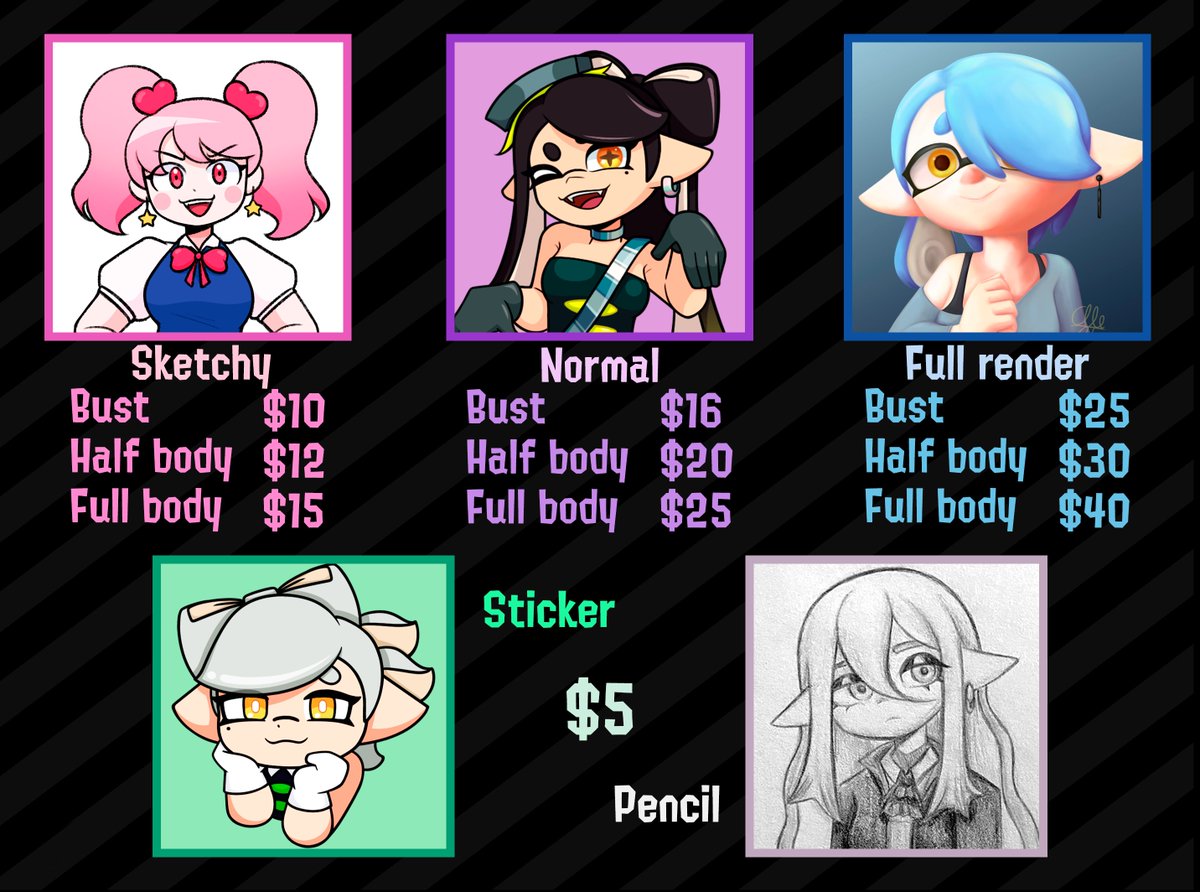 Ale_7l3's tweet image. I updated my prices
I will have a proper sheet next week but I wanted to share it in the meantime in case anyone is interested
Payment methods and idol's discounts are still the same
(los precios en peso mexicano no los subi nomas digo)