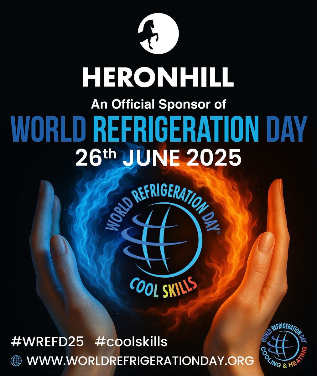 We are delighted to sponsor World Refrigeration Day — a global campaign that highlights the critical role of refrigeration, air conditioning, and heat pump technologies in modern life. From preserving food &amp; medicine to enabling data storage and sustainable heating. #WREFD25