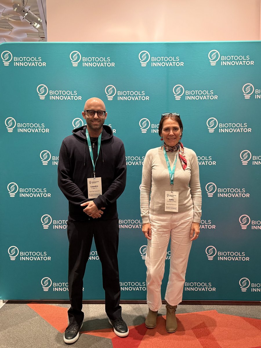 I'm incredibly excited to share that <a href="/argenTAGbio/">ArgenTag</a> has been selected for the prestigious BioTools Innovator <a href="/BTInnovator/">BioTools Innovator</a> 🌊🇺🇸

In Mountain View, CA, with the brilliant Dr Sofía Lavista Llanos, representing our unique team of Innovators who make ArgenTag possible.

#BTI2025Cohort