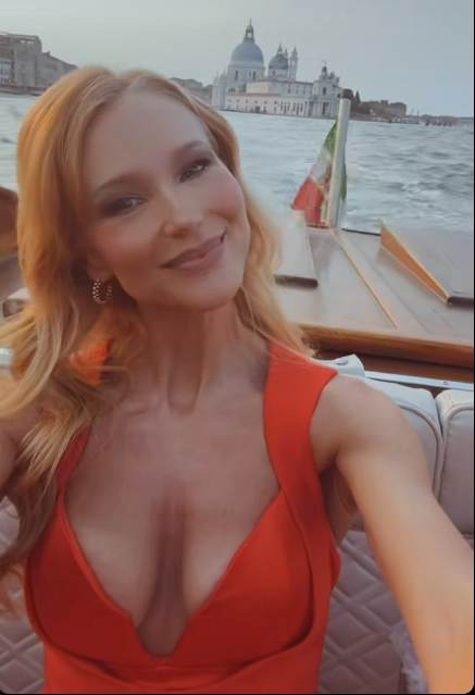 Jewel in Venice for the first night of the Bezos wedding festivities