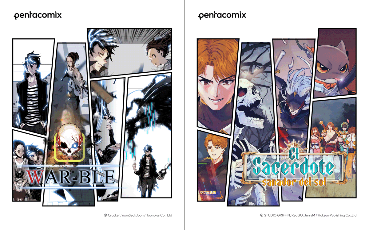 Pentacomix_'s tweet image. 5 series de acción y fantasía dentro de mundos con sistemas de videojuegos ⚔️🎮✨

1. Solo Leveling
2. El heredero de los héroes míticos
3. Ark
4. Warble
5. El sacerdote sanador del Sol

💥 En #Pentacomix
💥 Traducciones Oficiales

#WebtoonRecommendation #ManhwaRecommendation