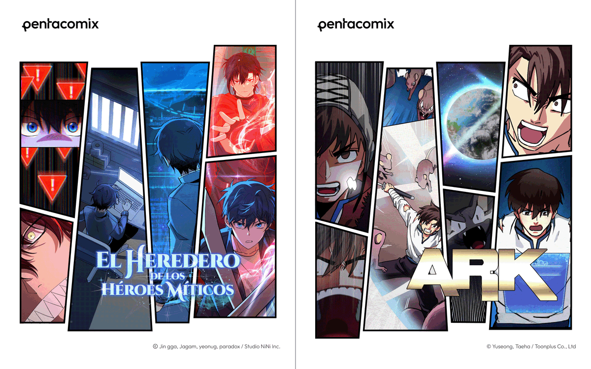 Pentacomix_'s tweet image. 5 series de acción y fantasía dentro de mundos con sistemas de videojuegos ⚔️🎮✨

1. Solo Leveling
2. El heredero de los héroes míticos
3. Ark
4. Warble
5. El sacerdote sanador del Sol

💥 En #Pentacomix
💥 Traducciones Oficiales

#WebtoonRecommendation #ManhwaRecommendation