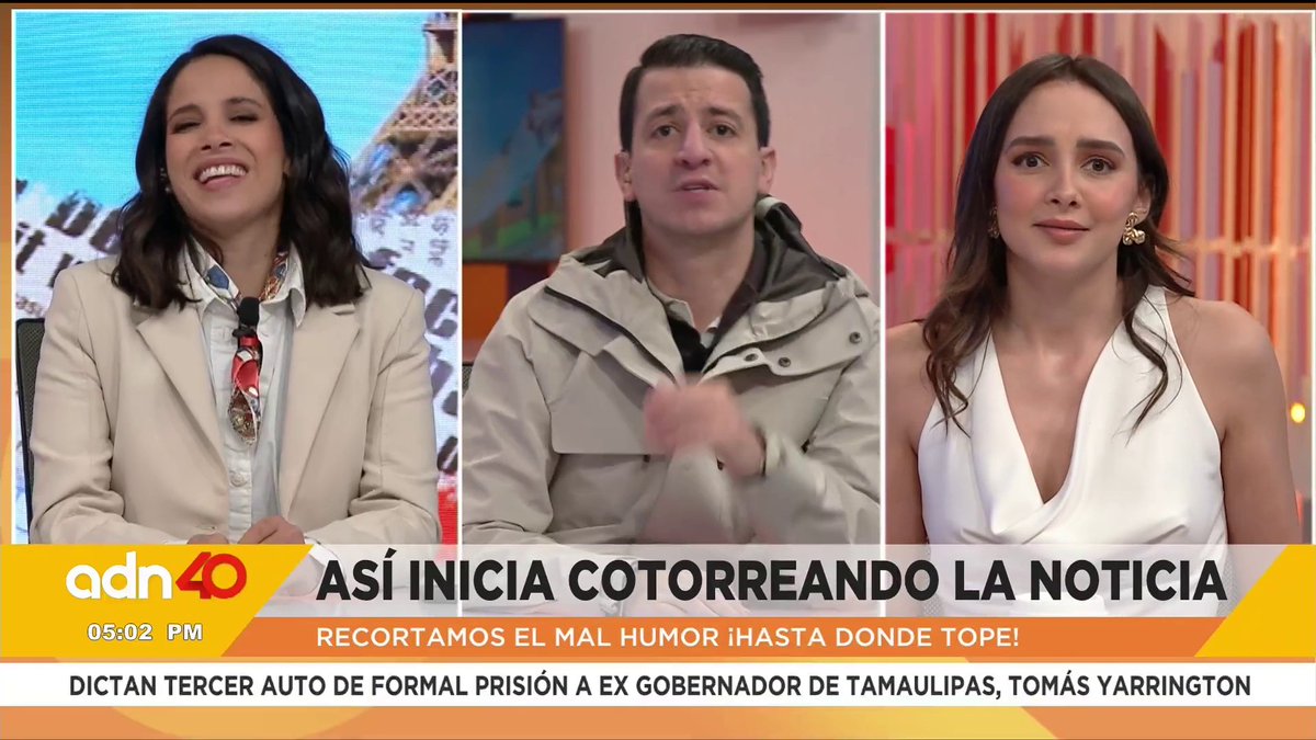 adn40 (@adn40) on Twitter photo Sigue #CotorreandoLaNoticia 🤪 con <a href="/JuanLecanda/">Juan Lecanda</a>, <a href="/GabrielaPrietoD/">Gabriela Prieto</a> y <a href="/RominaRamosC/">Romina Ramos</a> | live.adn40.mx Sigue #CotorreandoLaNoticia 🤪 con <a href="/JuanLecanda/">Juan Lecanda</a>, <a href="/GabrielaPrietoD/">Gabriela Prieto</a> y <a href="/RominaRamosC/">Romina Ramos</a> | live.adn40.mx
