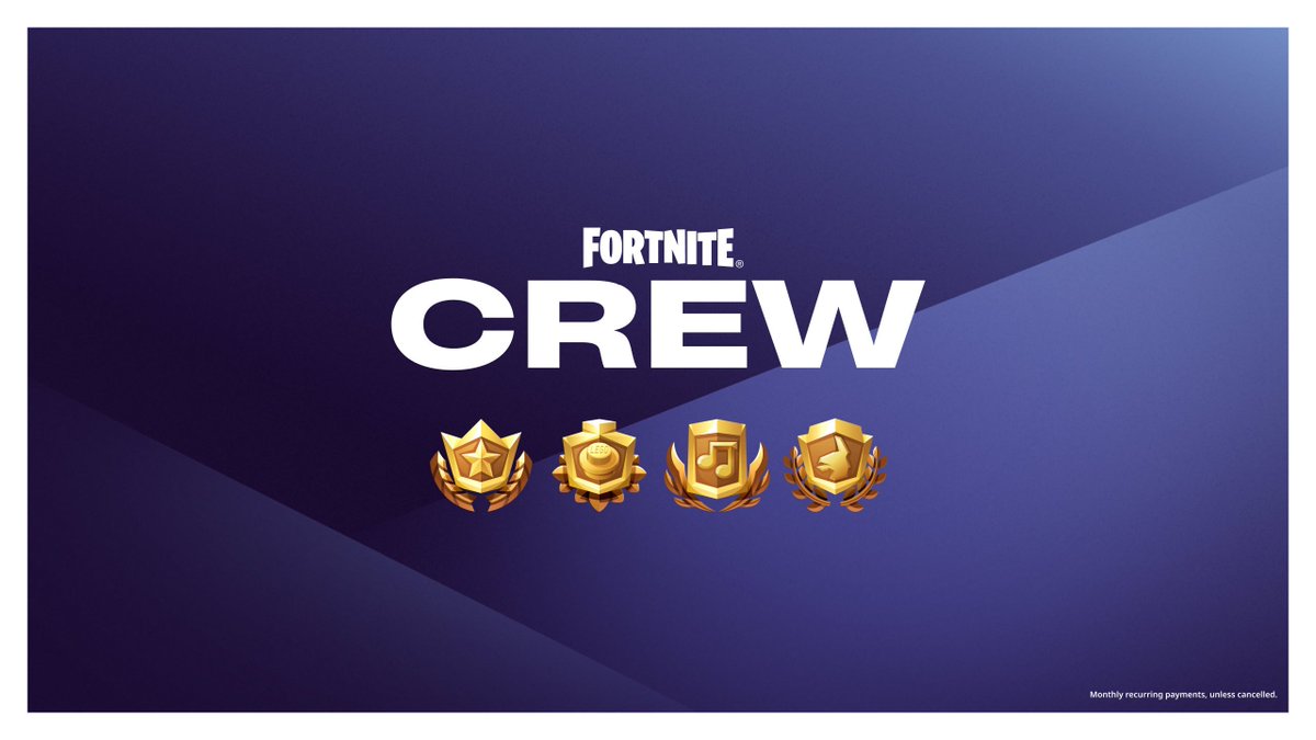 Fortnite Crew 6 Months

Rules:

- Retweet

- Follow <a href="/KrumblingKrumb/">Krumb</a> 

- Join: discord.gg/UtKwr2ZY2G

Winner Will be chosen in 2 Days. Winner Will be checked if he is IN the discord or not. Good Luck!
