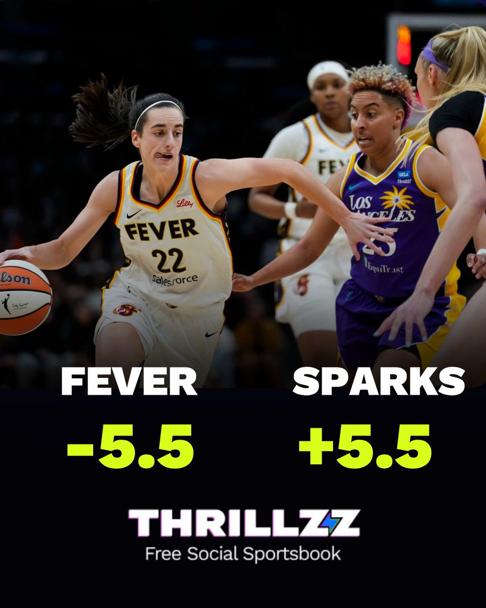 Who you got, Fever or the Sparks?? 👇