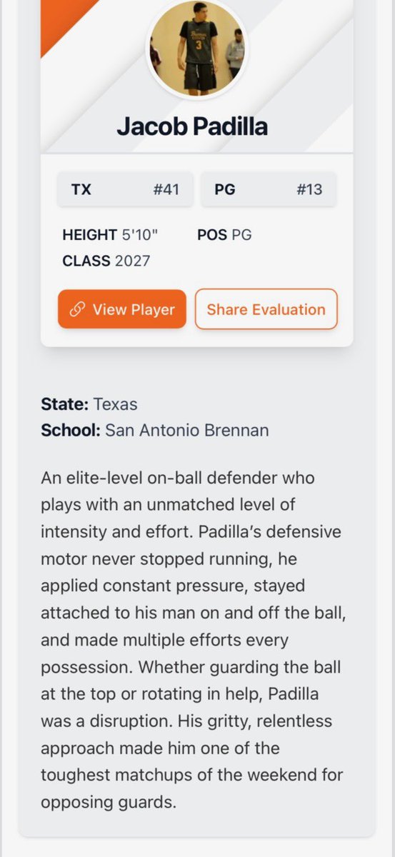 jacobpad12's tweet image. Appreciate the love! @BallNonStop_
@Brennan_BBall @SAFutureBB @PRO16League