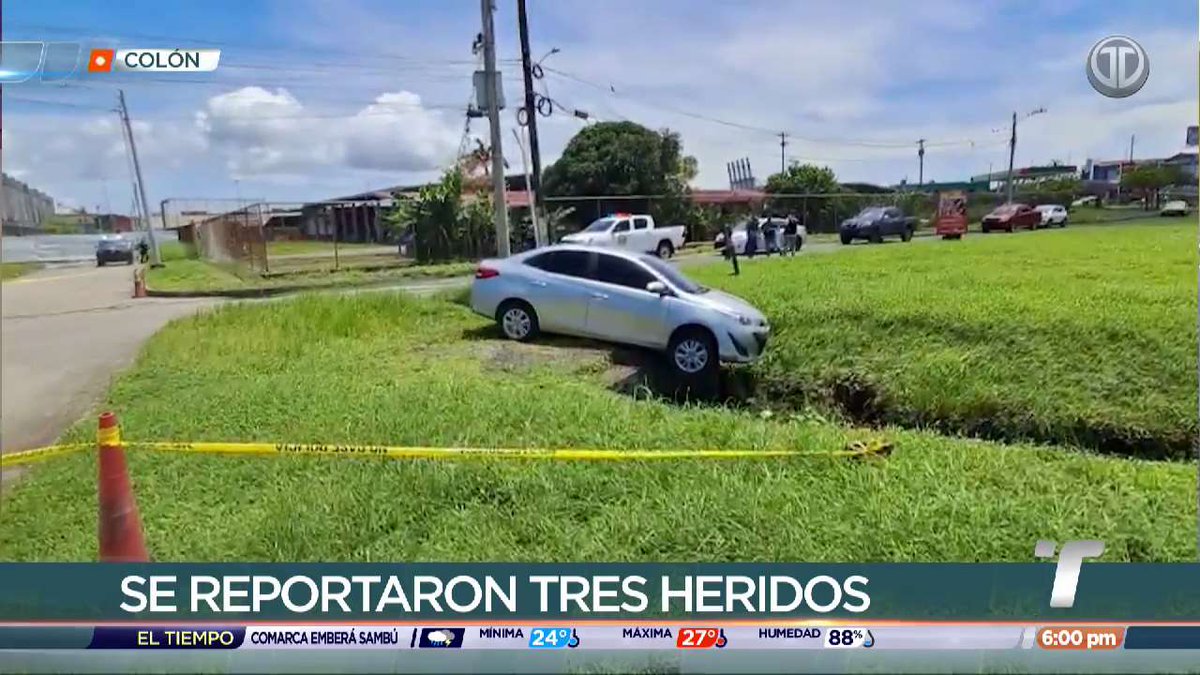 Este jueves se registró un tiroteo en el sector de Arco Iris, en la provincia de Colón. Se conoció que los ocupantes de dos vehículos se encontraron en esta calle y realizaron varias detonaciones.