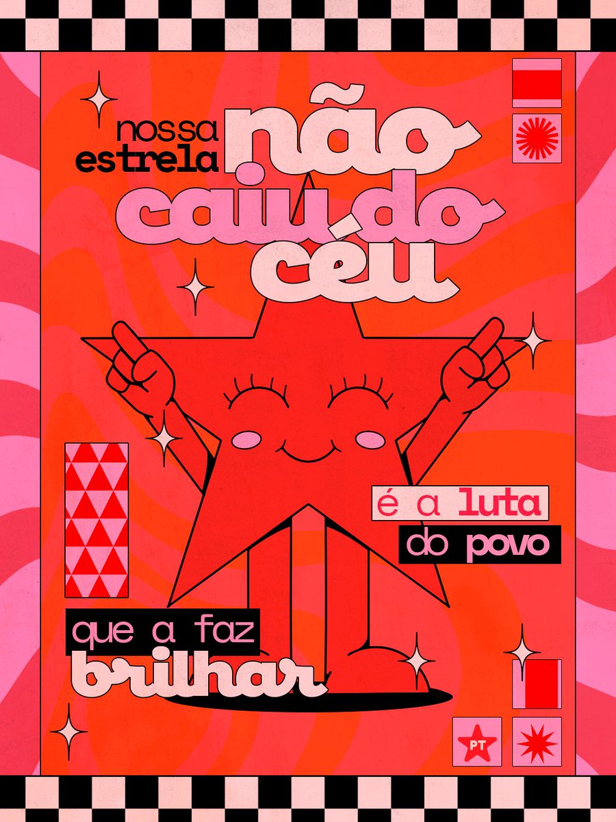 🌟 Nossa estrela não caiu do céu! É a luta do povo que faz ela brilhar!
Com coragem, organização e esperança, seguimos construindo um Brasil mais justo para todas e todos. 🚩