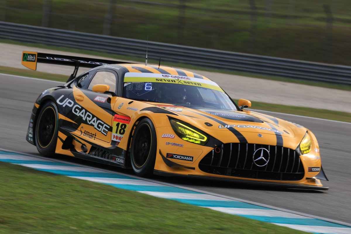 第3戦セパン 予選日です☀️
昨日の公式練習①は７番手発進！

11:30～12:30 公式練習②
17:48～17:58 Q1グループB
18:23～18:33 Q2

※日本時間

#アップガレージ #18号車 #SUPERGT #スーパーGT