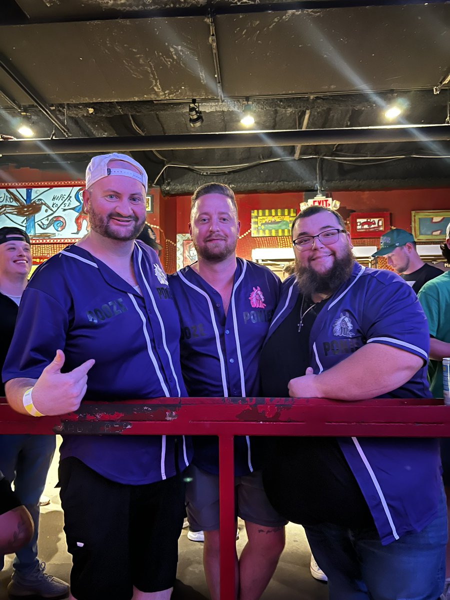 TheDozenTrivia's tweet photo. These fans rocking custom Booze Ponie jerseys are next level 🫡 https://t.co/7fHb9JdUgi
