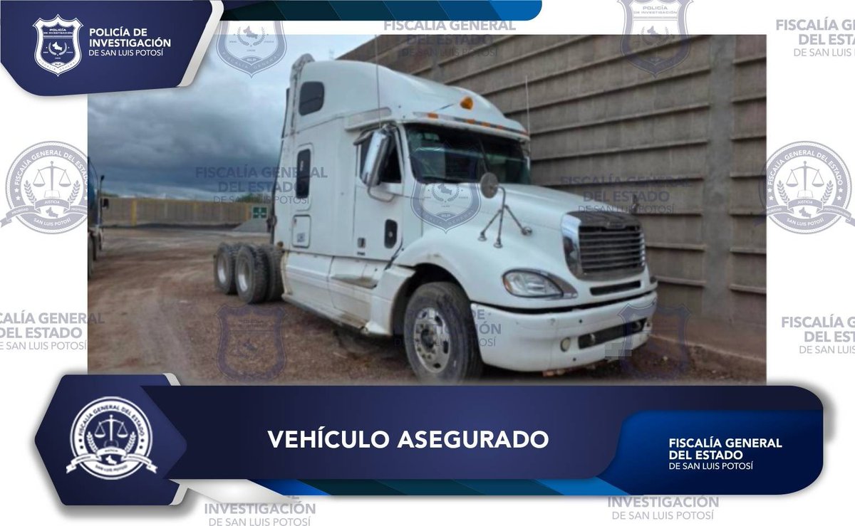 #FGESLP | En la Zona Centro del Estado Potosino, PDI asegura un tractocamión con reporte de robo.

Más Información: tinyurl.com/26yhf3lg