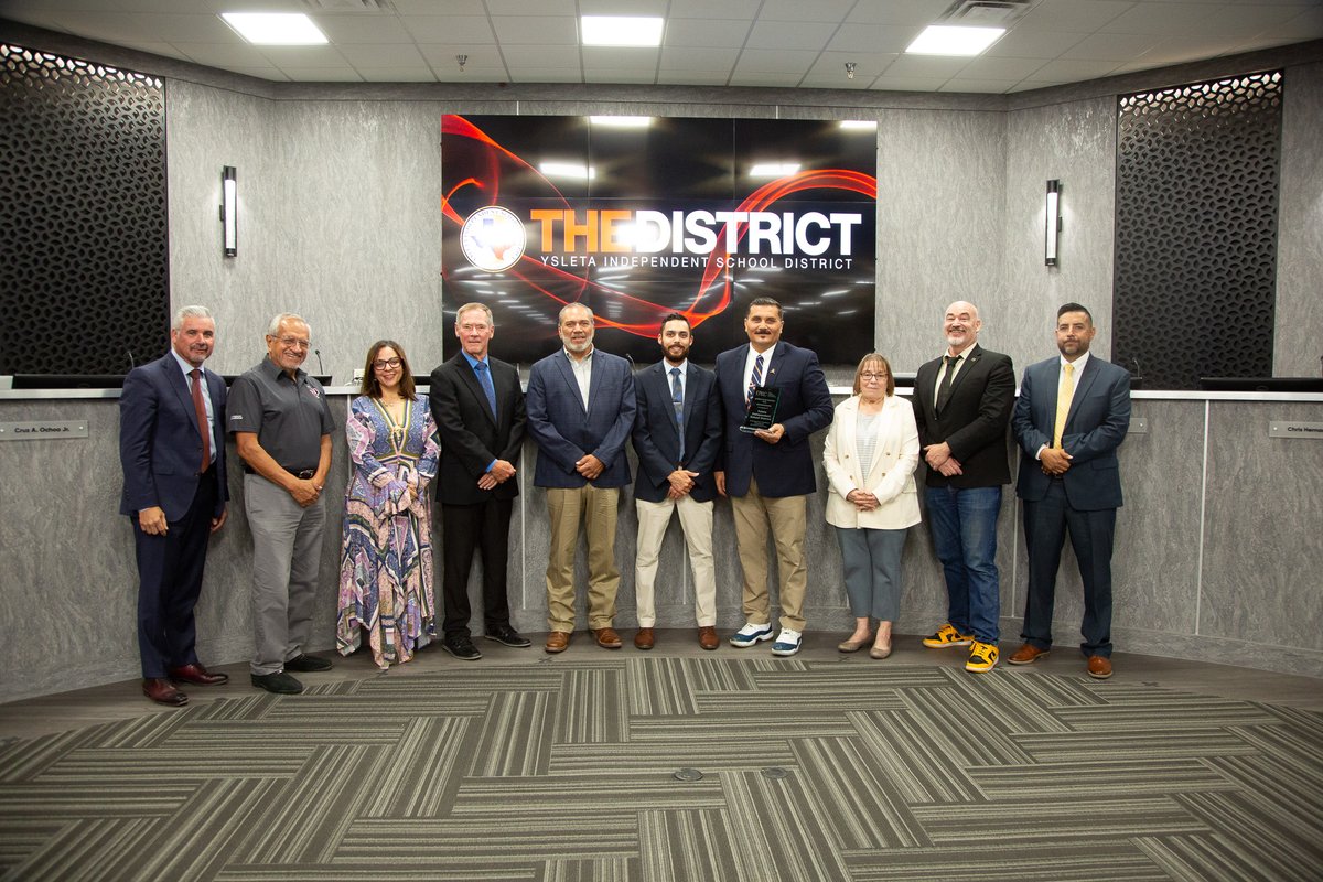 At last night’s board meeting, the El Paso Association of Contractors presented our Trustees with a plaque in appreciation of our support for its U.S. Dept. of Labor-certified Apprenticeship Program—opening direct pathways to in-demand careers for our students.