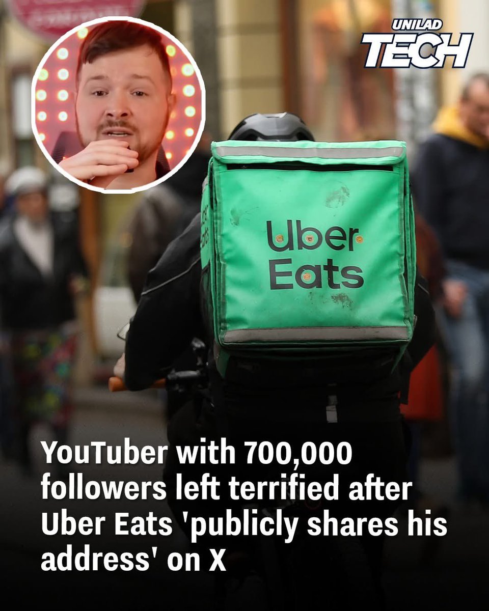 ThreeDailey's tweet photo. Imagine getting robbed by your Uber Eats driver, reporting it, and then having Uber Support tweet your ZIP+4 address — exposing your home to millions.

That’s not hypothetical. That happened to me.

And Uber still hasn’t apologized.

@Uber @Uber_Support @FTC @UNILADTECH @TechCrunch @BuzzFeedNews @TODAYshow @RepLuna @AaronBeanFL

#DoxxingIsDangerous #DeleteUber #PrivacyMatters #UberFail