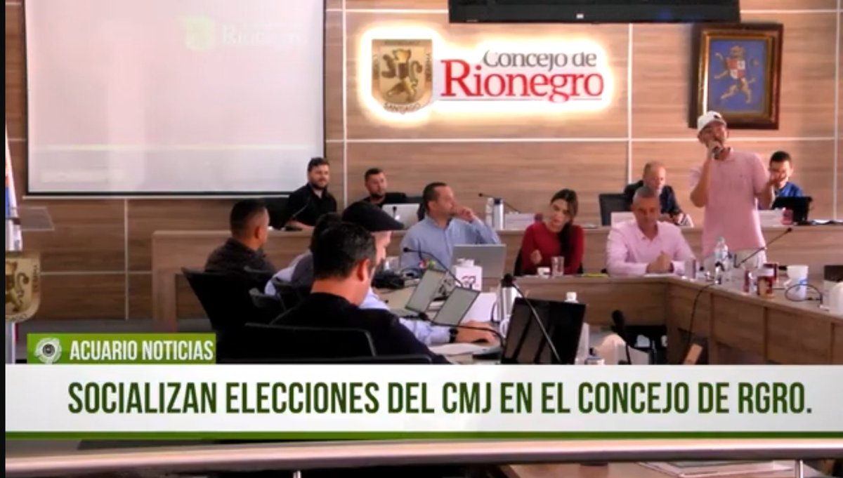 Acuario Televisión (@acuariotv) on Twitter photo Conozcan sobre la reciente socialización en el <a href="/ConcejoRionegro/">Concejo de Rionegro</a> respecto a las elecciones del CMJ en octubre próximo. Nota de <a href="/Miguecasta7/">Miguel Á. Castaño B.</a>
A través de: youtu.be/gv4Pz8eRztY?si…
#OrienteAntioqueño Conozcan sobre la reciente socialización en el <a href="/ConcejoRionegro/">Concejo de Rionegro</a> respecto a las elecciones del CMJ en octubre próximo. Nota de <a href="/Miguecasta7/">Miguel Á. Castaño B.</a>
A través de: youtu.be/gv4Pz8eRztY?si…
#OrienteAntioqueño