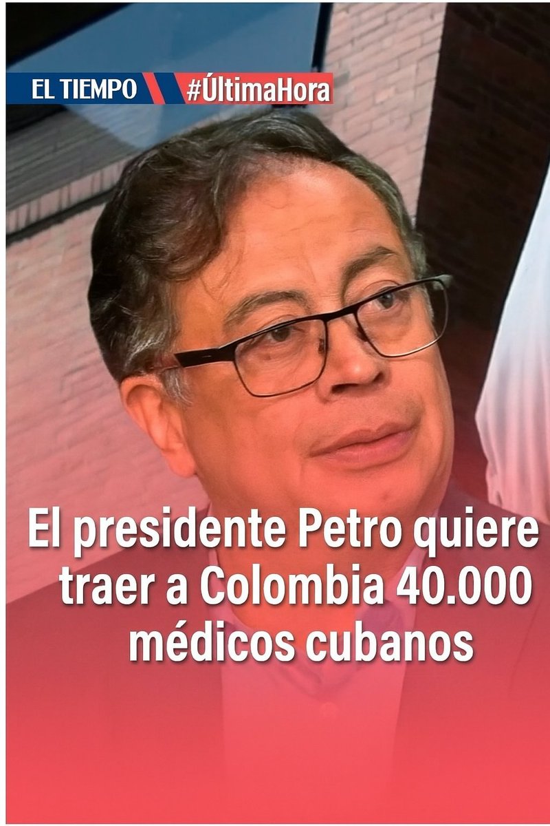 🇨🇴 Colombianos!! ahora entienden por que PETRO está atacando desde hace días a los MÉDICOS  colombianos❓

👇🏻