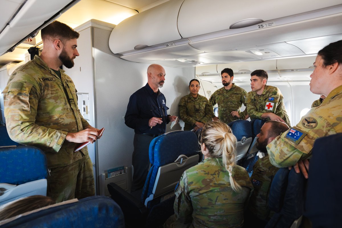 Today, I wanted to acknowledge the incredible efforts of our #AusAirForce KC-30A aircrew and air mission support team who, on 24 June 2025 as part of Operation BEECH, successfully conducted a military-assisted departure flight, from Tel Aviv. 

1/3