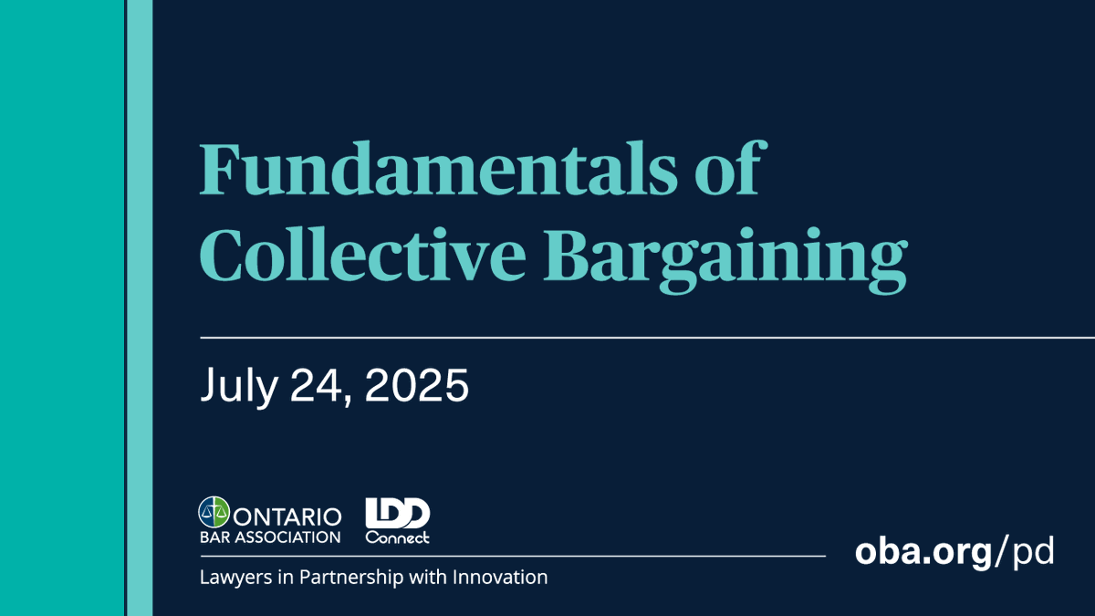 Learn the essential building blocks of collective bargaining with our panel of esteemed union and employer side representatives. Plus, our experts will share their insights on negotiation and dispute resolution. cbapd.org/details_en.asp…