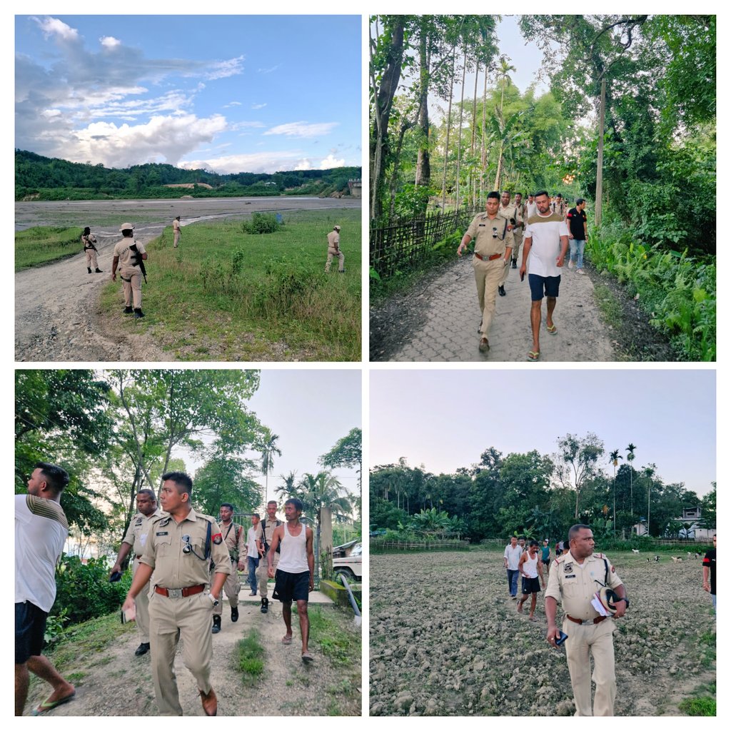 Lakhimpur Police (@lakhimpurpolice) on Twitter photo Securing every alley, commanding every corner through area domination operations across the district.
#জনহিতজনসেৱাৰ্থে
#assampolice
<a href="/assampolice/">Assam Police</a> <a href="/CMOfficeAssam/">Chief Minister Assam</a> <a href="/HardiSpeaks/">Hardi Singh</a> <a href="/himantabiswa/">Himanta Biswa Sarma</a> <a href="/DGPAssamPolice/">DGP Assam</a> Securing every alley, commanding every corner through area domination operations across the district.
#জনহিতজনসেৱাৰ্থে
#assampolice
<a href="/assampolice/">Assam Police</a> <a href="/CMOfficeAssam/">Chief Minister Assam</a> <a href="/HardiSpeaks/">Hardi Singh</a> <a href="/himantabiswa/">Himanta Biswa Sarma</a> <a href="/DGPAssamPolice/">DGP Assam</a>