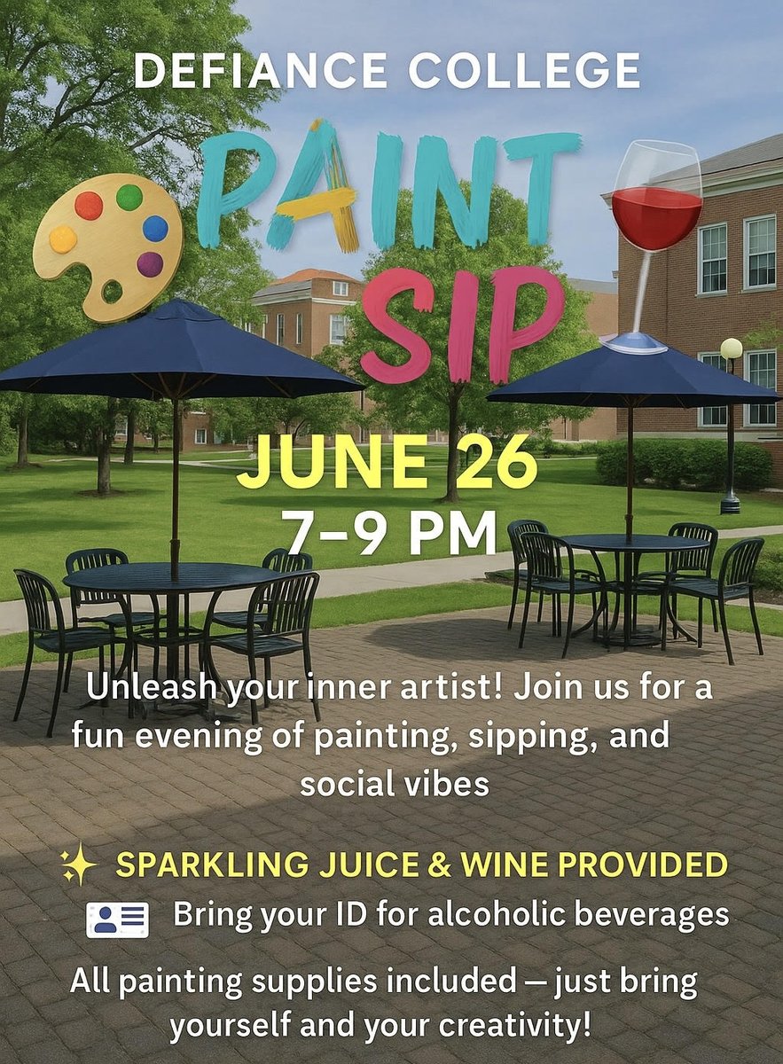 Defiance College CAB tweet media