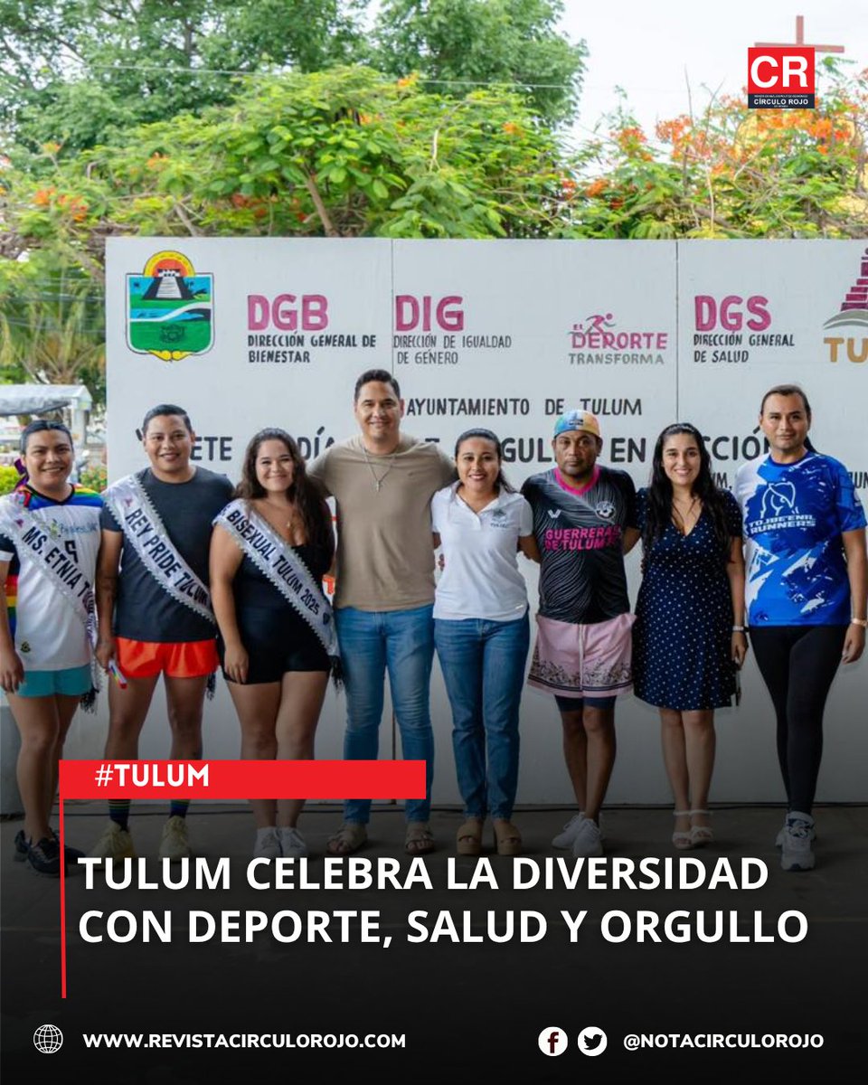 #Tulum | Jornada especial en el Parque Dos Aguas promueve inclusión, bienestar y respeto a través del deporte y la salud comunitaria.
<a href="/diegocastanonmx/">Diego Castañón Trejo</a> 
<a href="/MoyMu23/">Moises Muñoz</a> 

revistacirculorojo.com/tulum-celebra-…