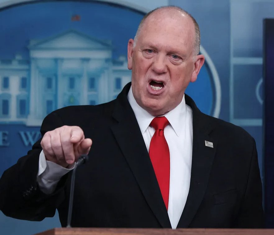 In a stunning chain of events, 

Border Czar Tom Homan’s wife is refusing to live with him.

What’s even more stunning - 

He was ever married in the first place.