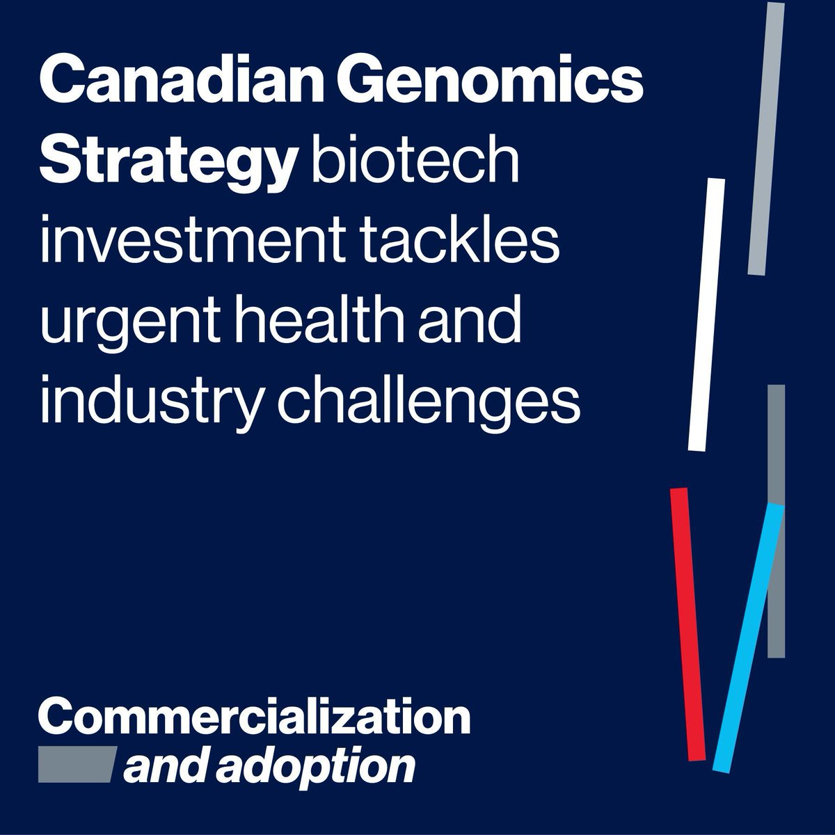 Announcing five new public-private R&amp;D projects tackling urgent health and industry challenges across the country – including tackling oyster MSX in Atlantic Canada.  Learn more: bit.ly/3ZMltBp   
#OysterMSX #CanadianGenomicsStrategy