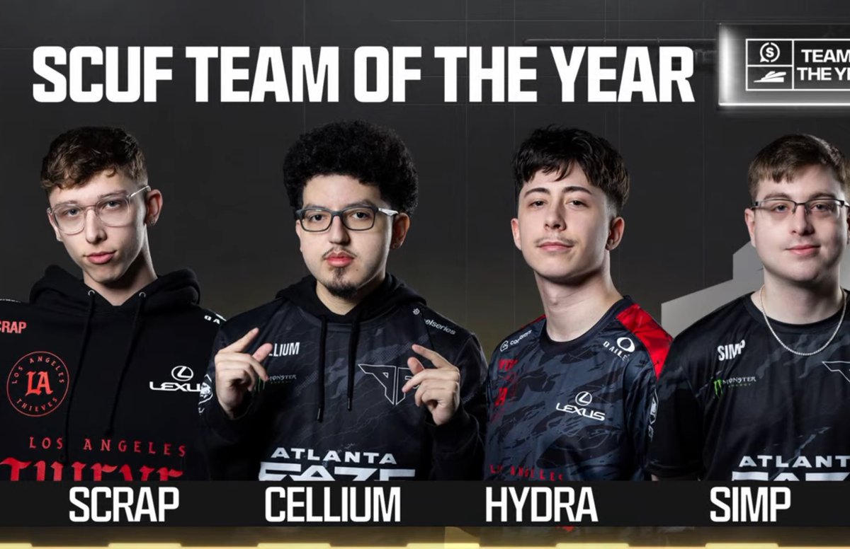 intelCDL's tweet image. ⭐️ CDL All-Star First Team ⭐️

— @ScrappyNJ 
— @HyDrAnml 
— @Cellium 
— @SimpXO