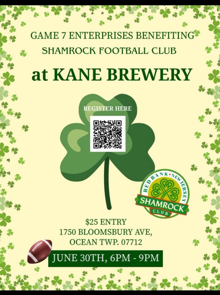 Come out and support a great cause! <a href="/CoachLangeRBC/">Coach Lange</a> <a href="/StJamesfball/">Saint James</a> <a href="/kanebrewing/">Kane Brewing</a>