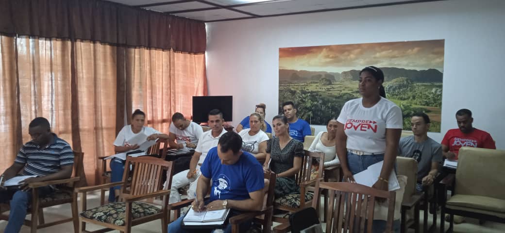Intercambiamos con los Primeros secretarios de los Comites Municipales de la #UJCuba en la provincia de Pinar del Río.