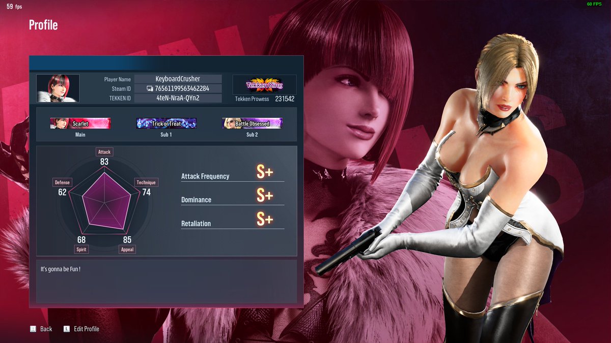 KeyCrush1305's tweet image. This happened a while back, but now both sisters are on Tekken King. Unfortunately, I couldn&apos;t get the promo screenshot since I was too hyped and stressed at the same time lol. 
Don&apos;t judge my defense, Anna got it that low.😅