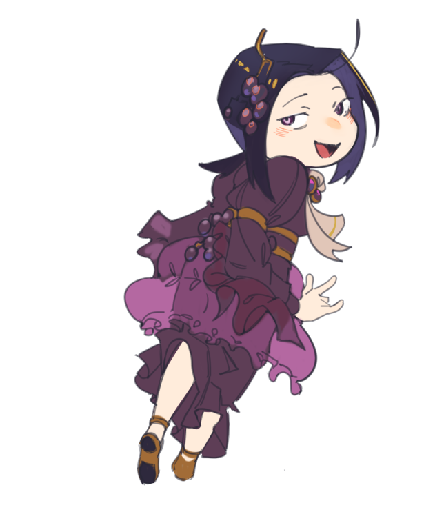 oky lets go 

grape mori to attract attention (not finished hes ugly