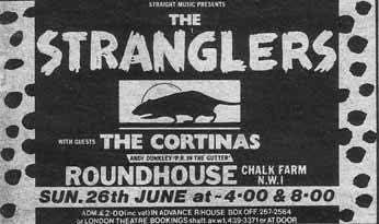 Found myself listening to Rattus Norvegicus this week (first time in years) and then by synchronicity...I was just reminded that this is where I was on this very evening in 1977 (in the strident anti-punk ethos of that time, I also remember being attacked on my way home)